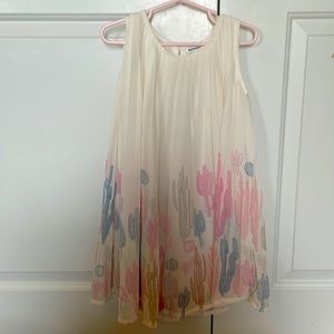 EUC boutique 3 pommes girls cactus dress